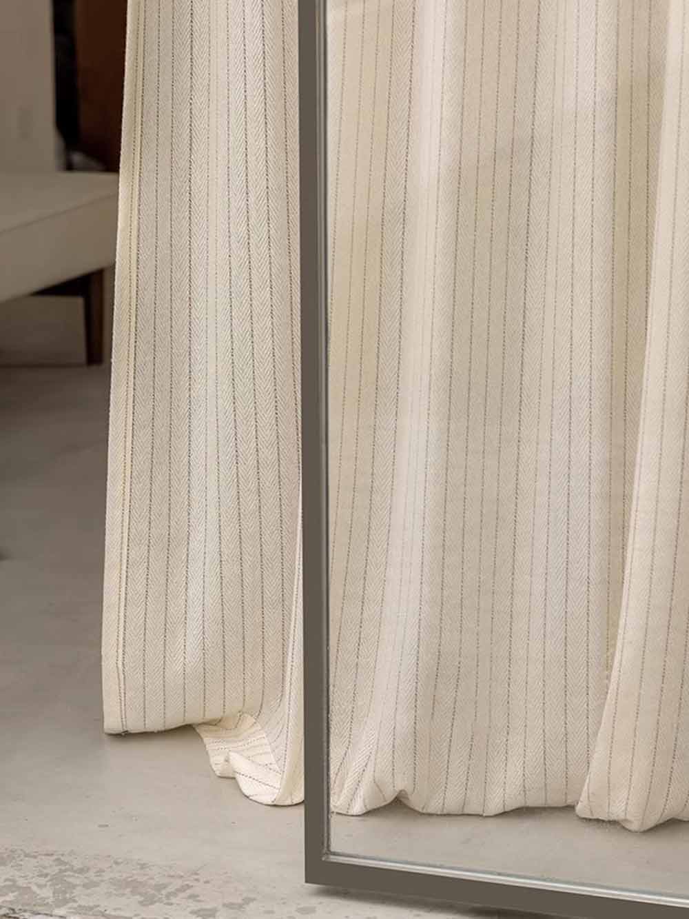 Ross Striped Sheer Curtains by Zara Curtains